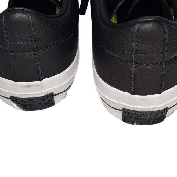Converse One Star Leather low-top sneakers Black size 10 - Picture 6 of 7